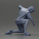 Man Confronting Opponent in Intense Struggle on the Street, Preparing for Victory - Only-Games