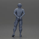 Man with messy hair wearing black shirt and cargo pants - Only-Games