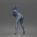Curvy Female Assets Wearing Minimal Fashion Posing With Bold Confidence