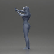 Woman in Green Swimsuit Taking a Selfie with Peace - Only-Games