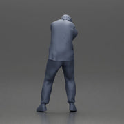 Man in Casual Outfit Defending Against Attack in Intense Fight - Only-Games