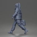 Determined Emergency Medical Rescue Worker