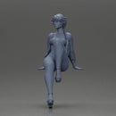 Fashionable woman posing gracefully in stylish outfit with striking colors - Only-Games