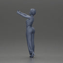 Fashionable woman in a jumpsuit snapping a selfie in style - Only-Games