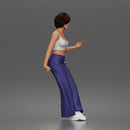 Relaxed girl leaning on car enjoying a calm - Only-Games