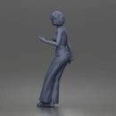 Relaxed girl leaning on car enjoying a calm - Only-Games