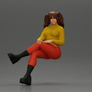 Stylish Woman Relaxing with Confident Poise - Only-Games