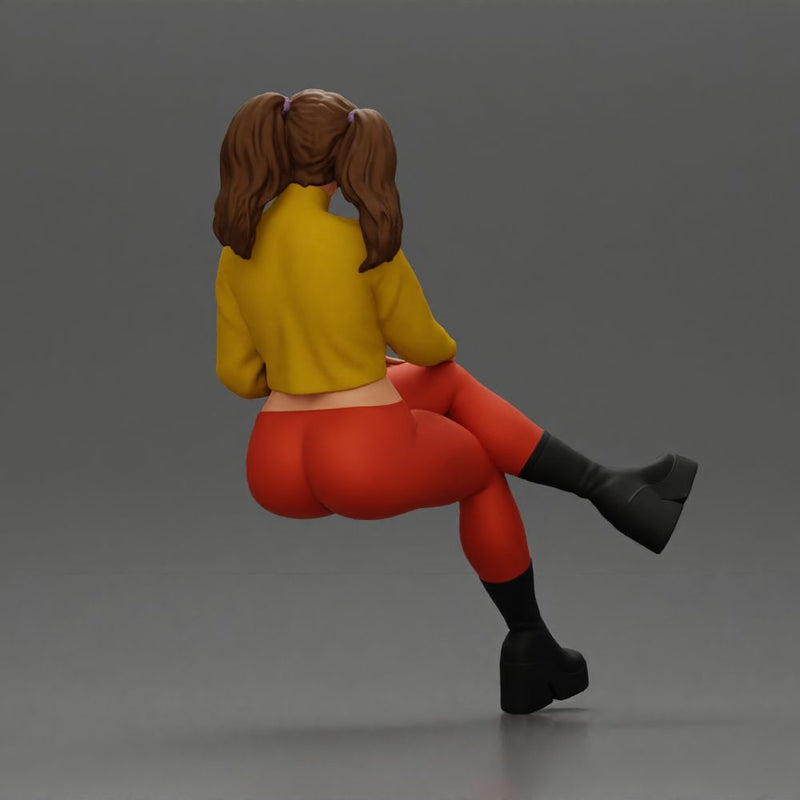 Stylish Woman Relaxing with Confident Poise - Only-Games