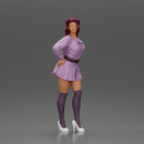 Stylishly Standing with One Hand on Hip and Playful Look - Only-Games