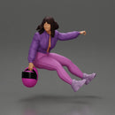 girl rides with purpose power and grace holding her helmet with steady pride - Only-Games