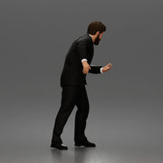 Standing Holding Partner Waist Suit Jacket Trousers Dress Shoes Tie - Only-Games