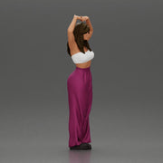woman striking a heart-shaped pose with joyful energy - Only-Games