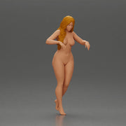 Naked woman standing on a balcony, gazing into the distance - Only-Games