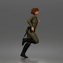 Running Sheriff In Field Uniform With Tactical Boots