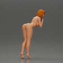 Naked Confident Girl Posing Playfully - Only-Games
