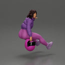 girl rides with purpose power and grace holding her helmet with steady pride - Only-Games