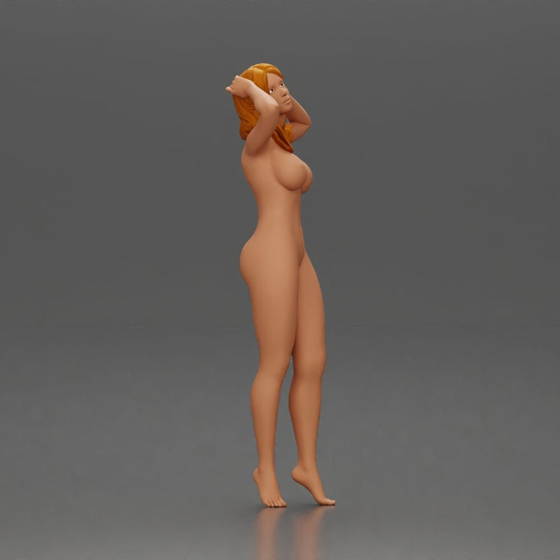 naked woman striking pose - Only-Games