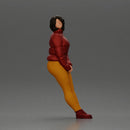 Woman leaning on the car wearing winter outfit and calm expression - Only-Games