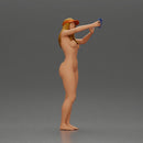 Naked Woman Taking a Selfie with Peace - Only-Games