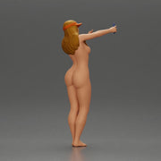 Naked Woman Taking a Selfie with Peace - Only-Games