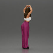 woman striking a heart-shaped pose with joyful energy - Only-Games