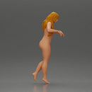 Naked woman standing on a balcony, gazing into the distance - Only-Games