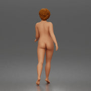 Naked woman Walking showing energy movement and character - Only-Games