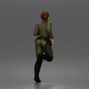 Running Sheriff In Field Uniform With Tactical Boots