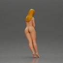 Naked Woman leaning on the car - Only-Games