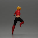 Stylish Rider on Sleek Black Motorcycle with Red Accents - Only-Games