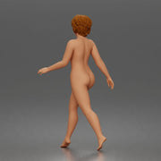 Naked woman Walking showing energy movement and character - Only-Games