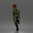 Running Sheriff In Field Uniform With Tactical Boots