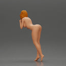 Naked Confident Girl Posing Playfully - Only-Games