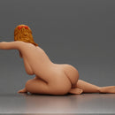 naked woman resting calmly on the beach - Only-Games