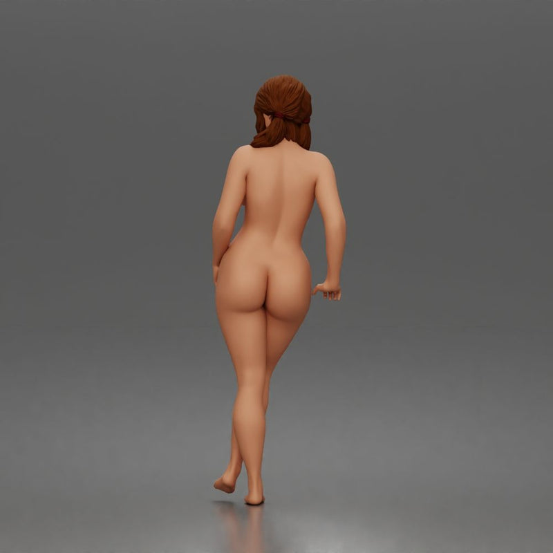 naked Woman Standing in Relaxed Pose