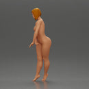naked woman in short hair striking a pose - Only-Games