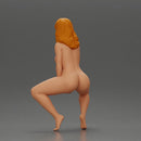 Naked Sexy girl sitting at home - Only-Games