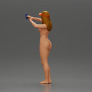 Naked Woman Taking a Selfie with Peace - Only-Games