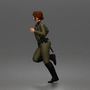 Running Sheriff In Field Uniform With Tactical Boots
