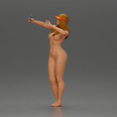 Naked Woman Taking a Selfie with Peace - Only-Games