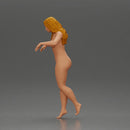 Naked woman standing on a balcony, gazing into the distance - Only-Games