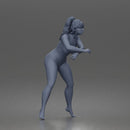 Naked Curvy Female Assets Posing With Bold Confidence