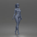 naked elegant shopper strolls downtown - Only-Games