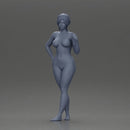 Naked woman posing barefoot - Only-Games