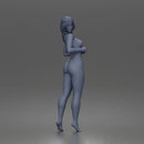 naked confidente Woman Posing
