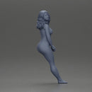 Naked Woman leaning to wall - Only-Games