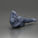 Man Lying on the Ground, Defending Himself from an Attack - Only-Games