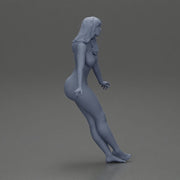 Naked Woman sitting on car - Only-Games