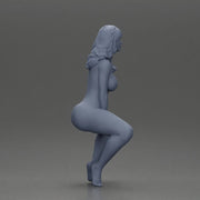 Naked Sexy girl sitting at home - Only-Games