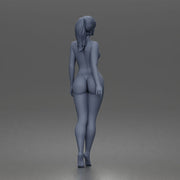naked elegant shopper strolls downtown - Only-Games